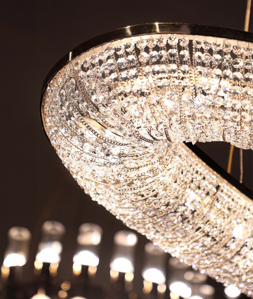 /storage/castro lighting teardrop crystal round chandelier suspension light