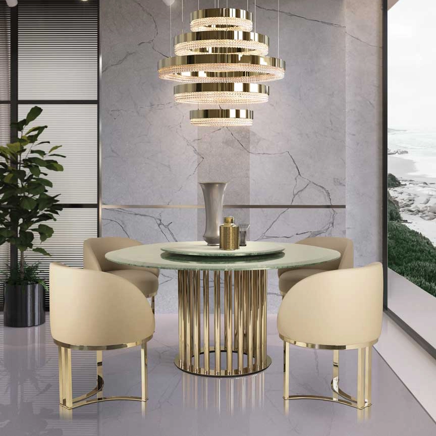 /storage/Luxury brass chair with beige leather upholstery and twisted brass detailing, blending feminine charm with refined contemporary design.