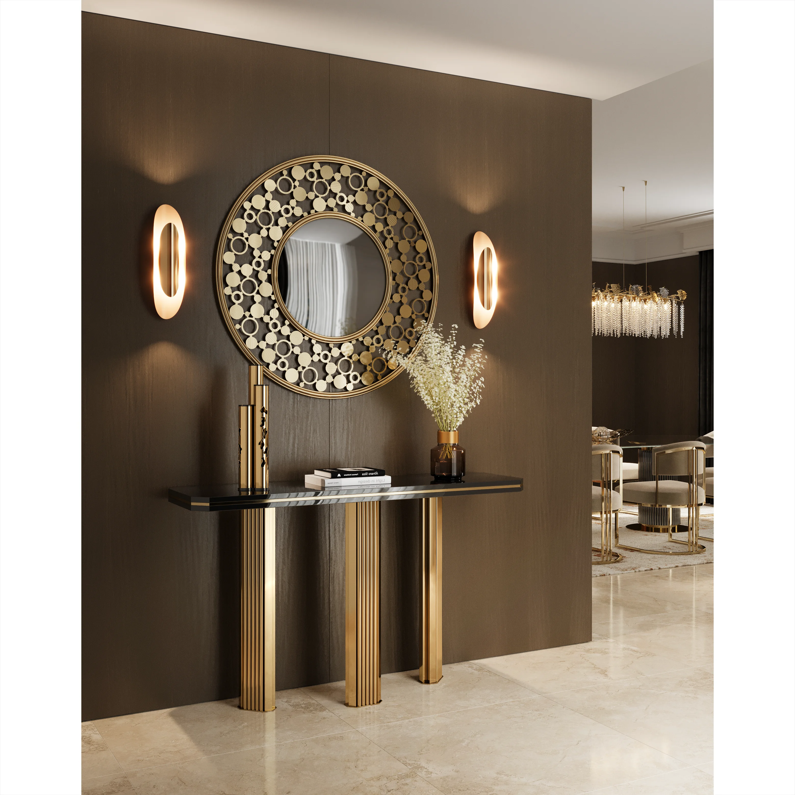 /storage/castro-lighting-hall-entry-radiance-wall-sconces-castro-interiors-pattern-mirror-harp-console