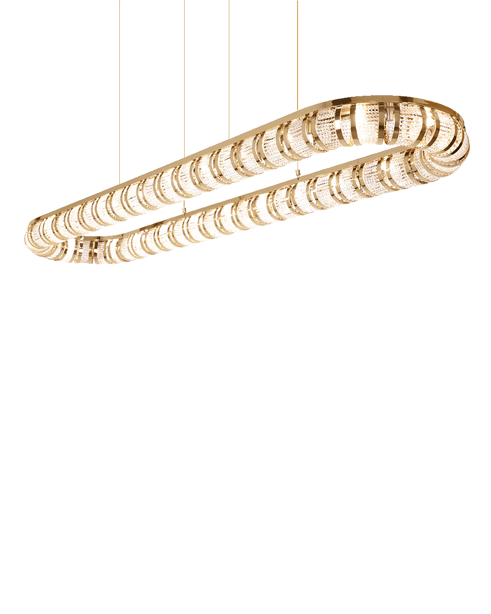 /storage/Luxury brass suspension snooker chandelier with dimpled round design and crystal bead details, a modern lighting fixture for elegant interiors.