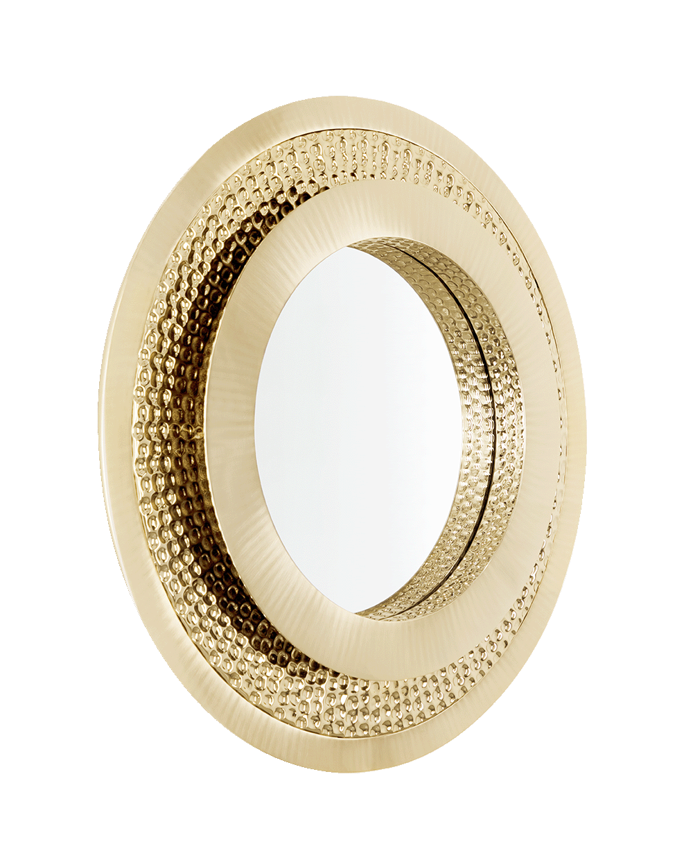 /storage/Luxury brass Golden Eye mirror, crafted in polished and hammered brass with a radiant 24k gold finish, inspired by James Bond’s cinematic elegance.