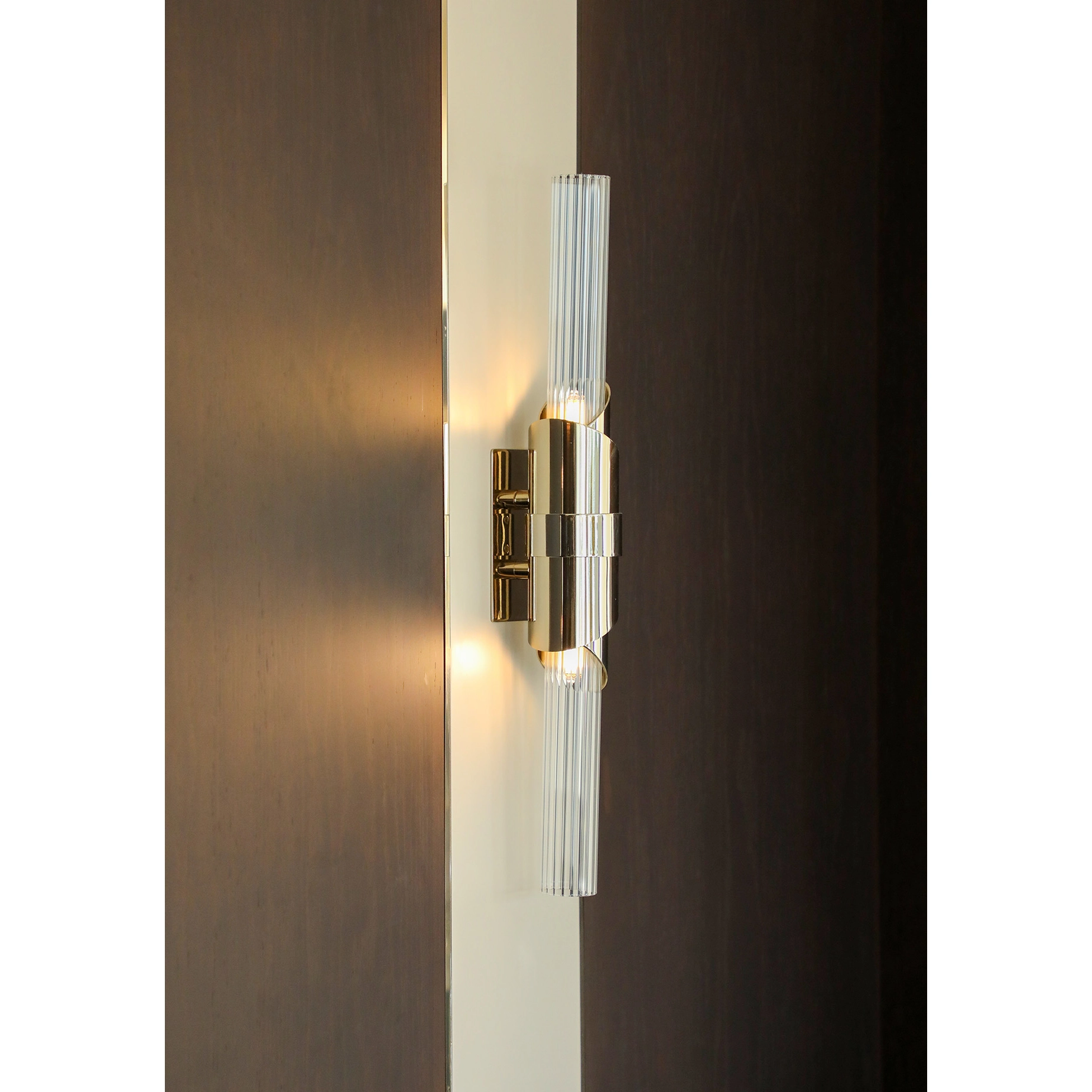 /storage/Luxury brass Turbine Wall Light with gold-plated and nickel accents, featuring a refined glass bulb that merges modern innovation with sophisticated craftsmanship.