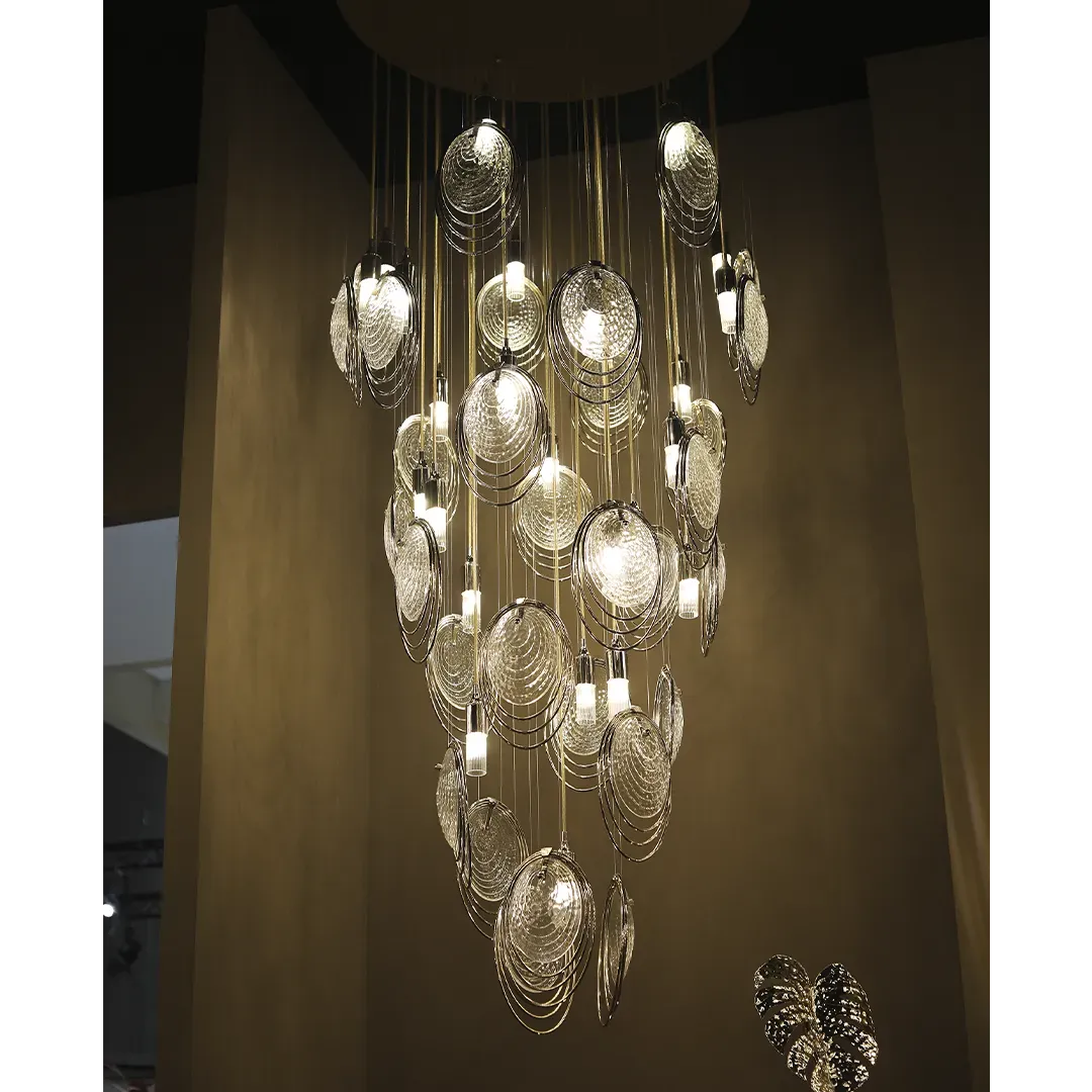 /storage/Luxury brass lighting fixture with organic coral reef-inspired shapes by Castro Lighting 