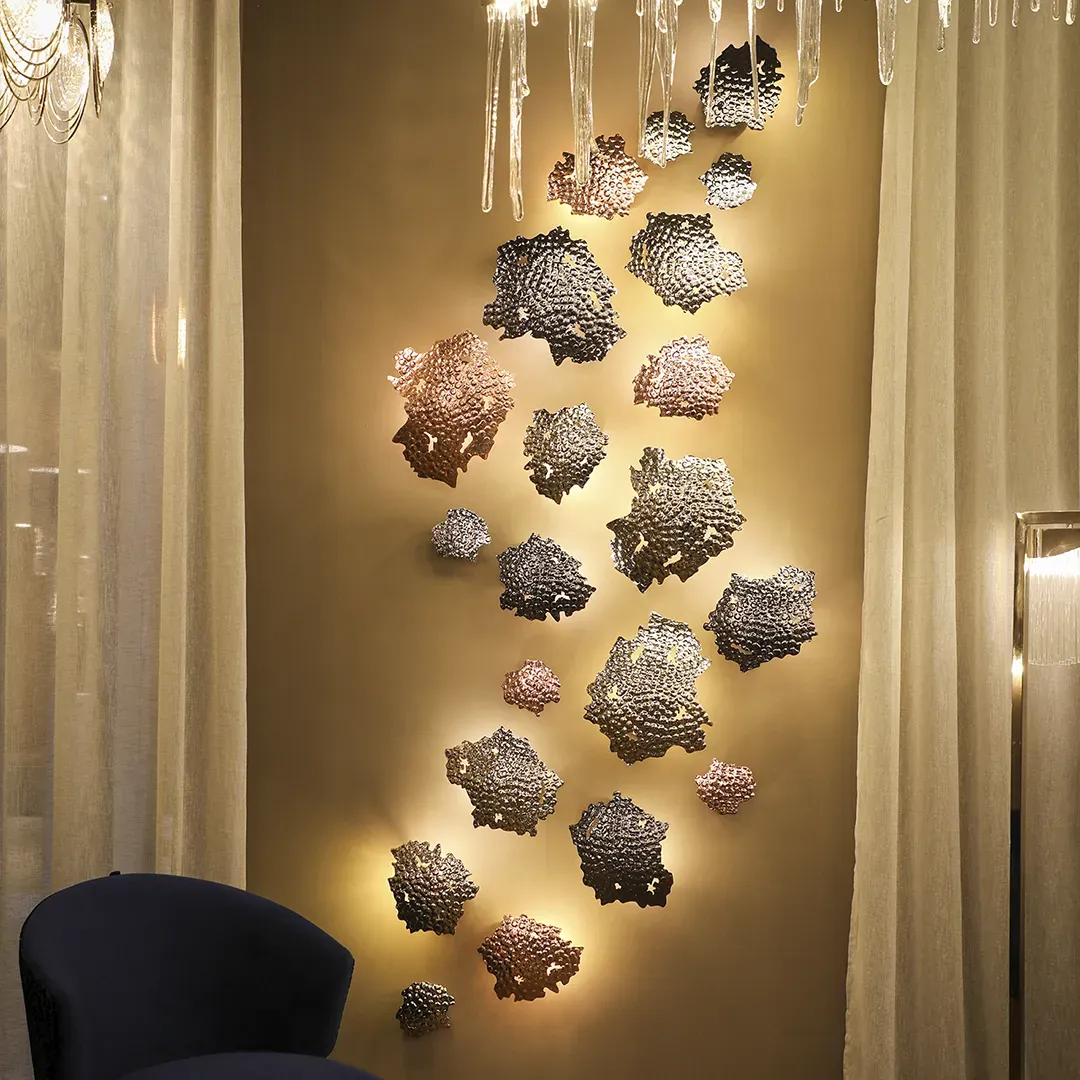 /storage/Castro Lighting Magma Wall Light Brass Gold Plated