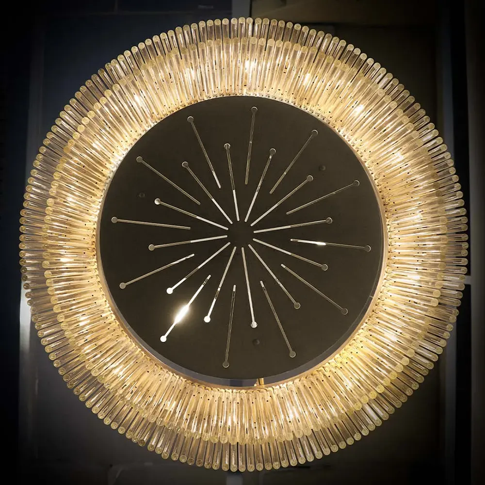 /storage/castro lighting breeze plafonnier suspension brass frosted glass living room