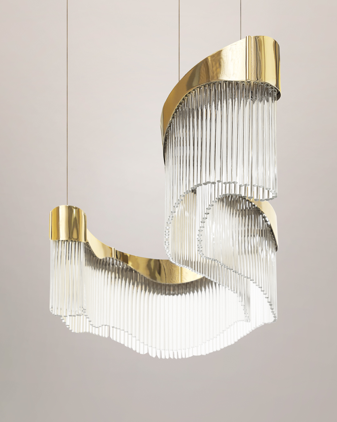 flow new chandelier, lighting fixture, suspension 