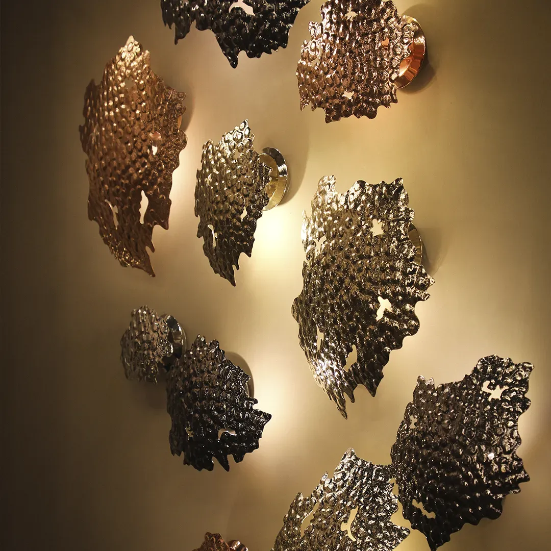 /storage/Castro Lighting Magma Wall Light Brass Gold Plated