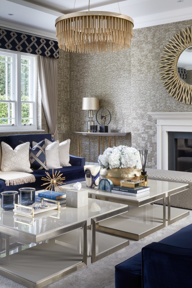 Interior design project by Alexander James Interiors featuring Streamline Suspension in Hamptons Style