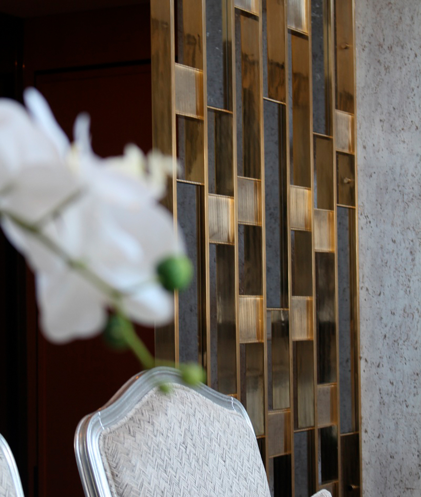 Modern luxury Matisse Divider by Castro Lighting in Art Deco Style