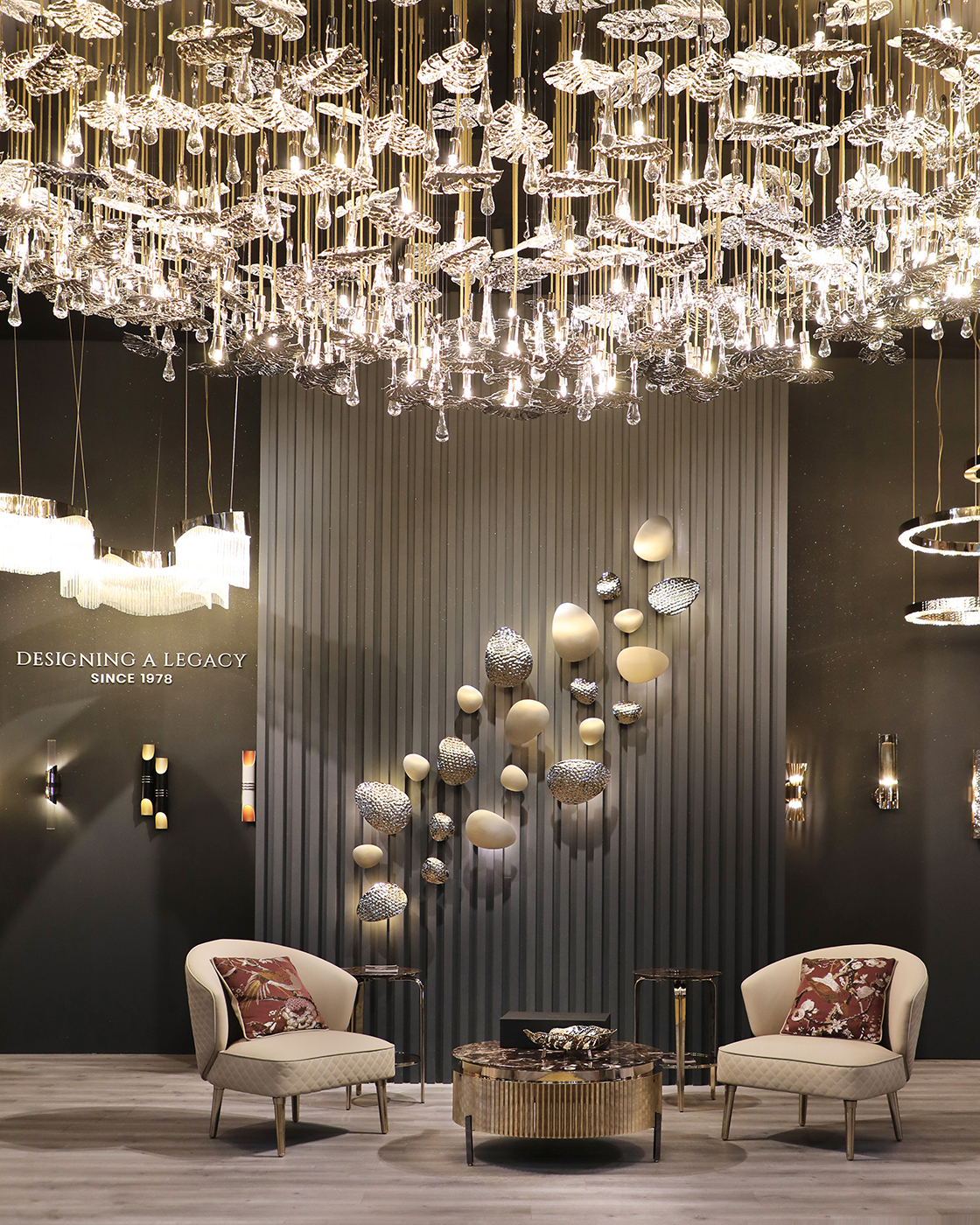 stand of castro lighting at the paris fair 