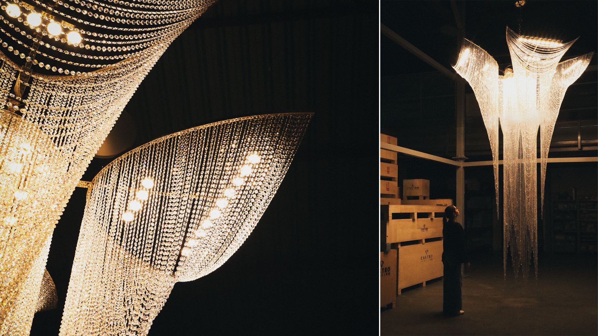 Atlantida Chandelier by Castro Lighting 