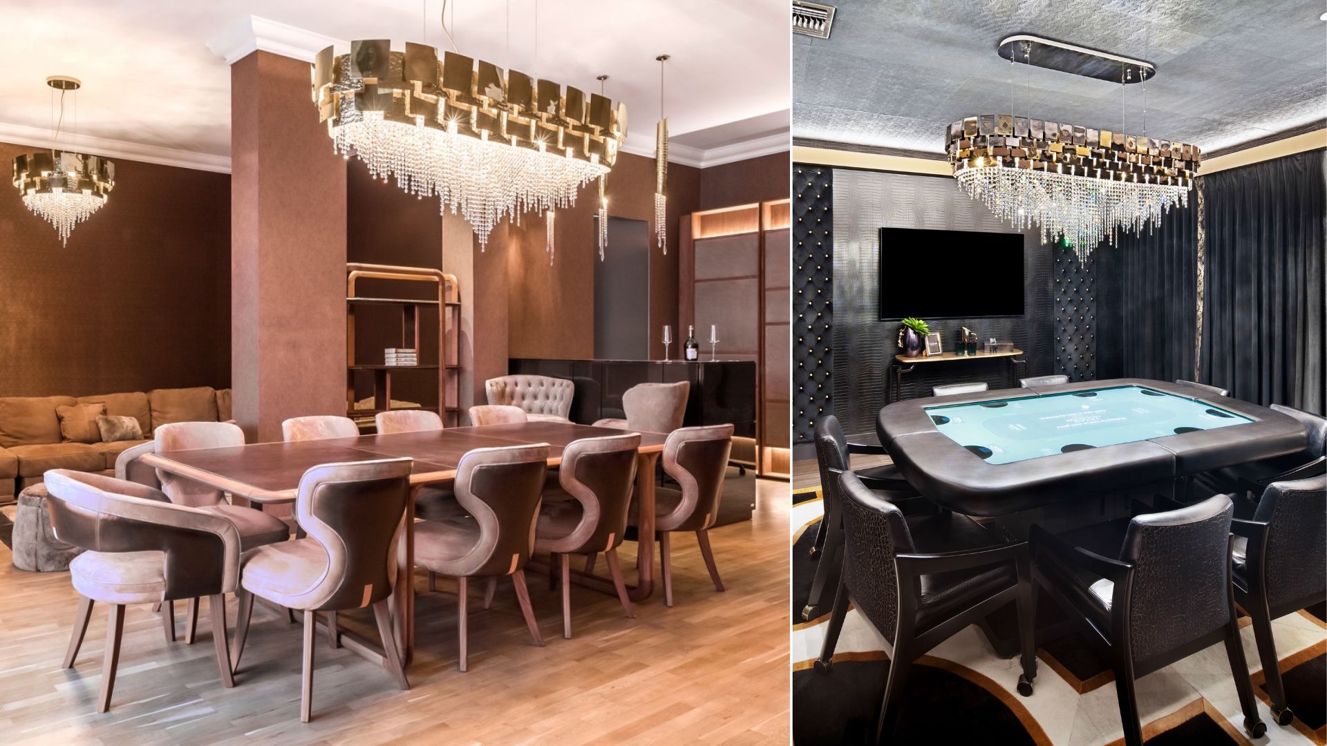 Mondrian Suspension Snooker by Castro Lighting 