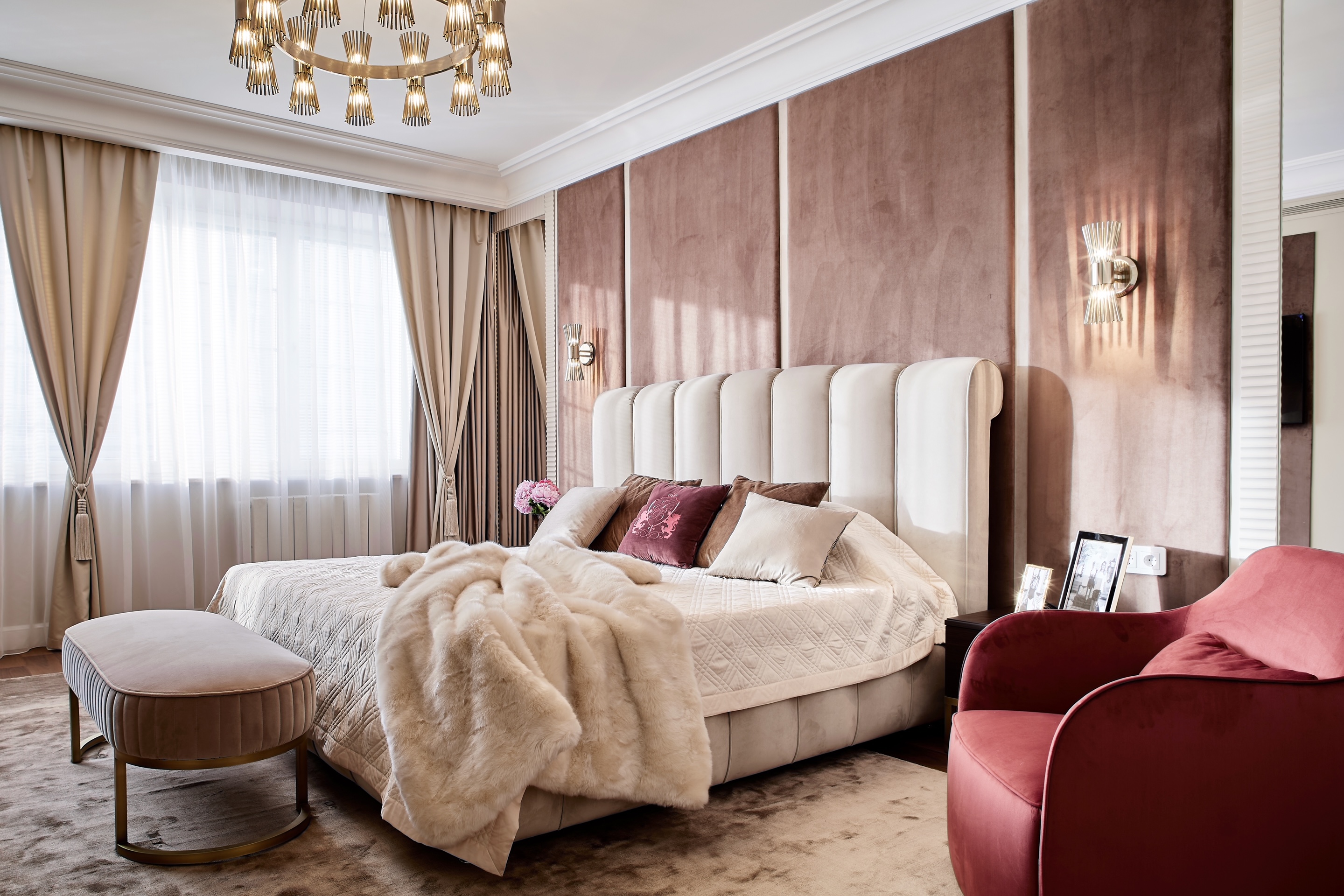 Project by Domos Design featuring Halo Suspensionn and Halo Wall Lights by Castro lighting