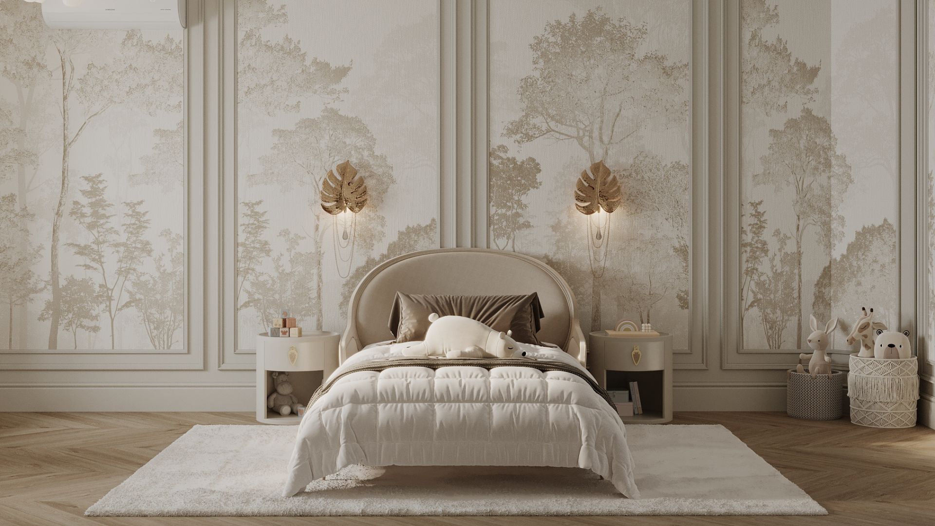 Rainforest Wall Light by Castro Lighting | Project by Irina Tsimbalist (Tsimbalist Group)