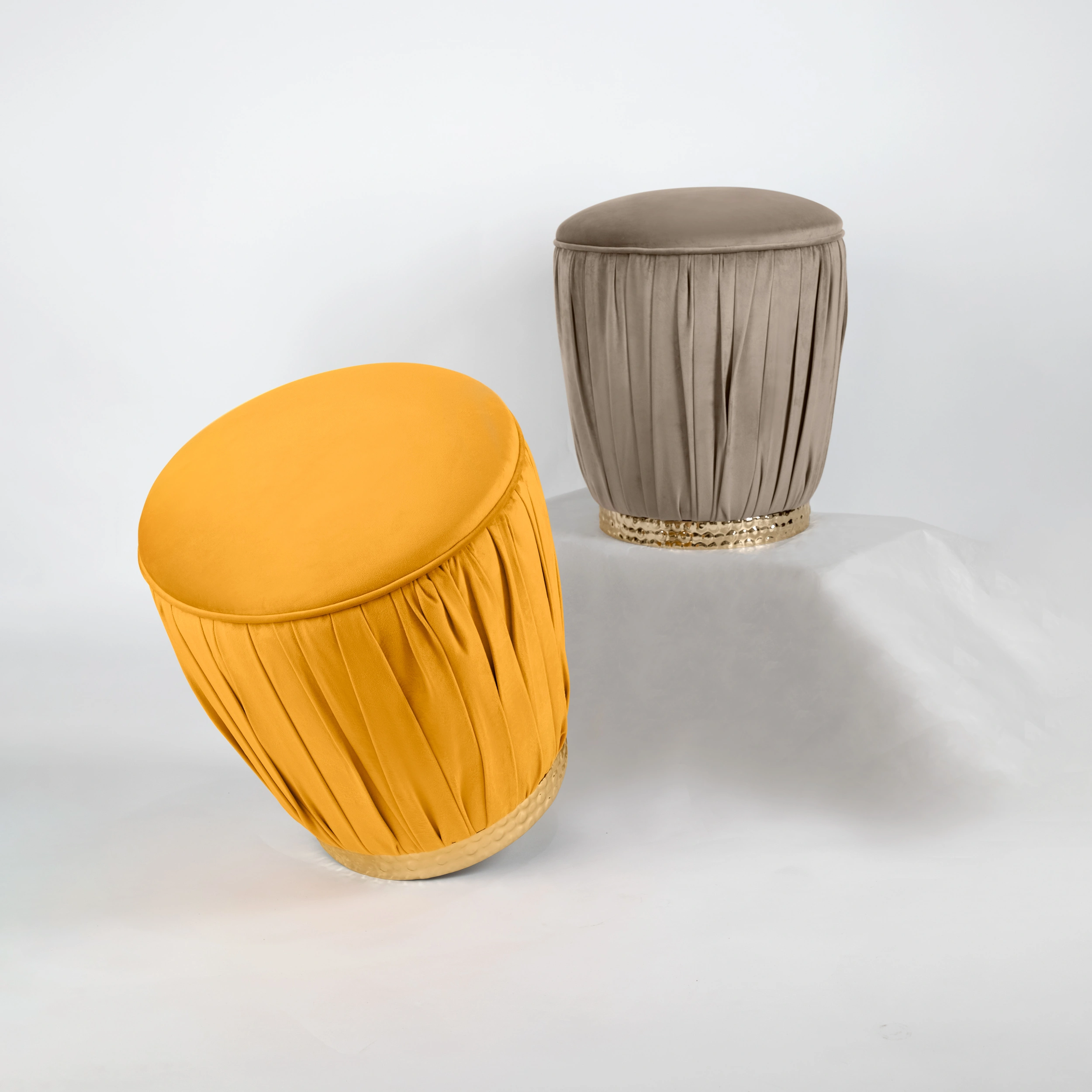 /storage/castro interiors blossom drapped stool