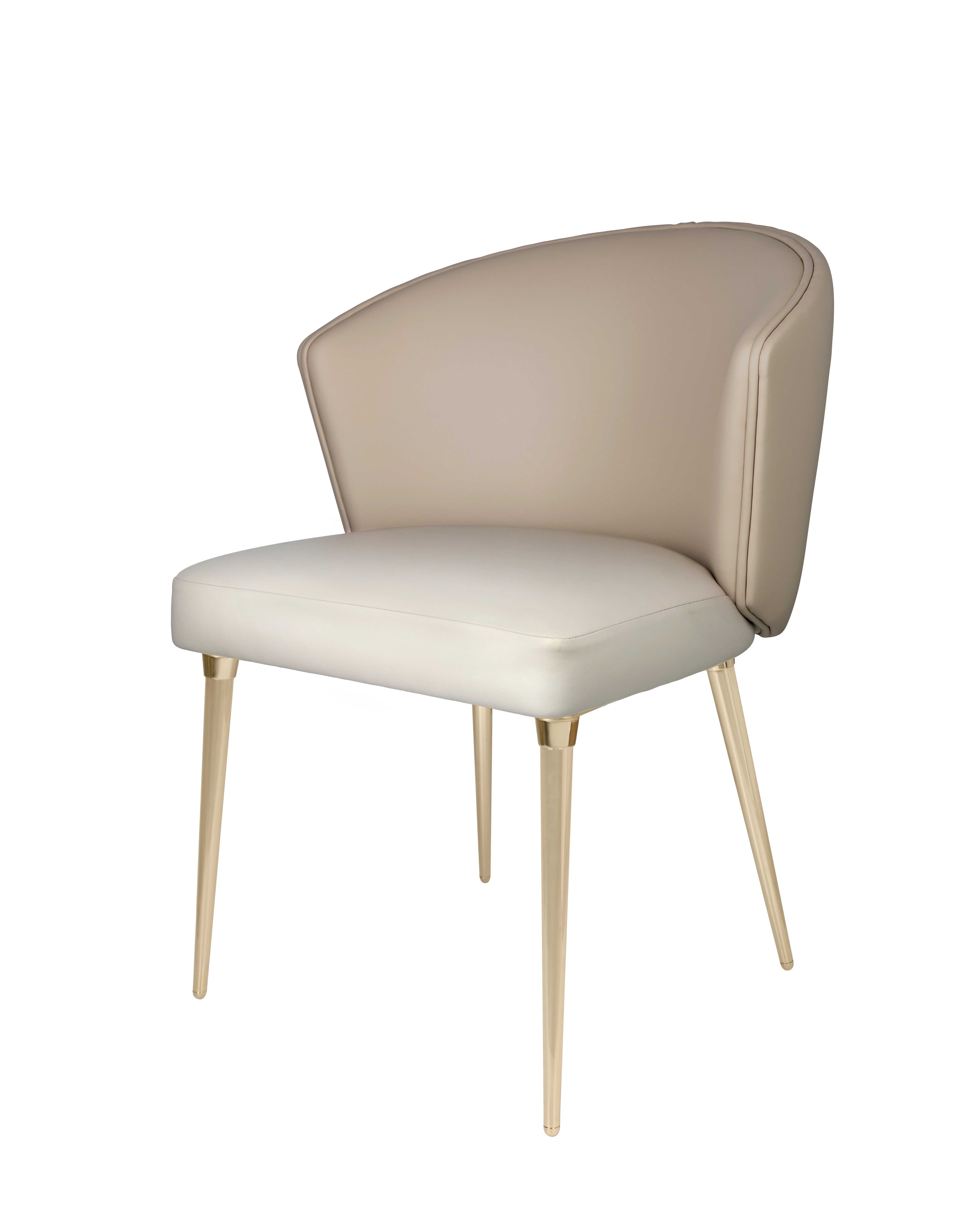 /storage/Luxury brass chair with leather upholstery and elegant detailing, inspired by Italian design by Castro Interiors