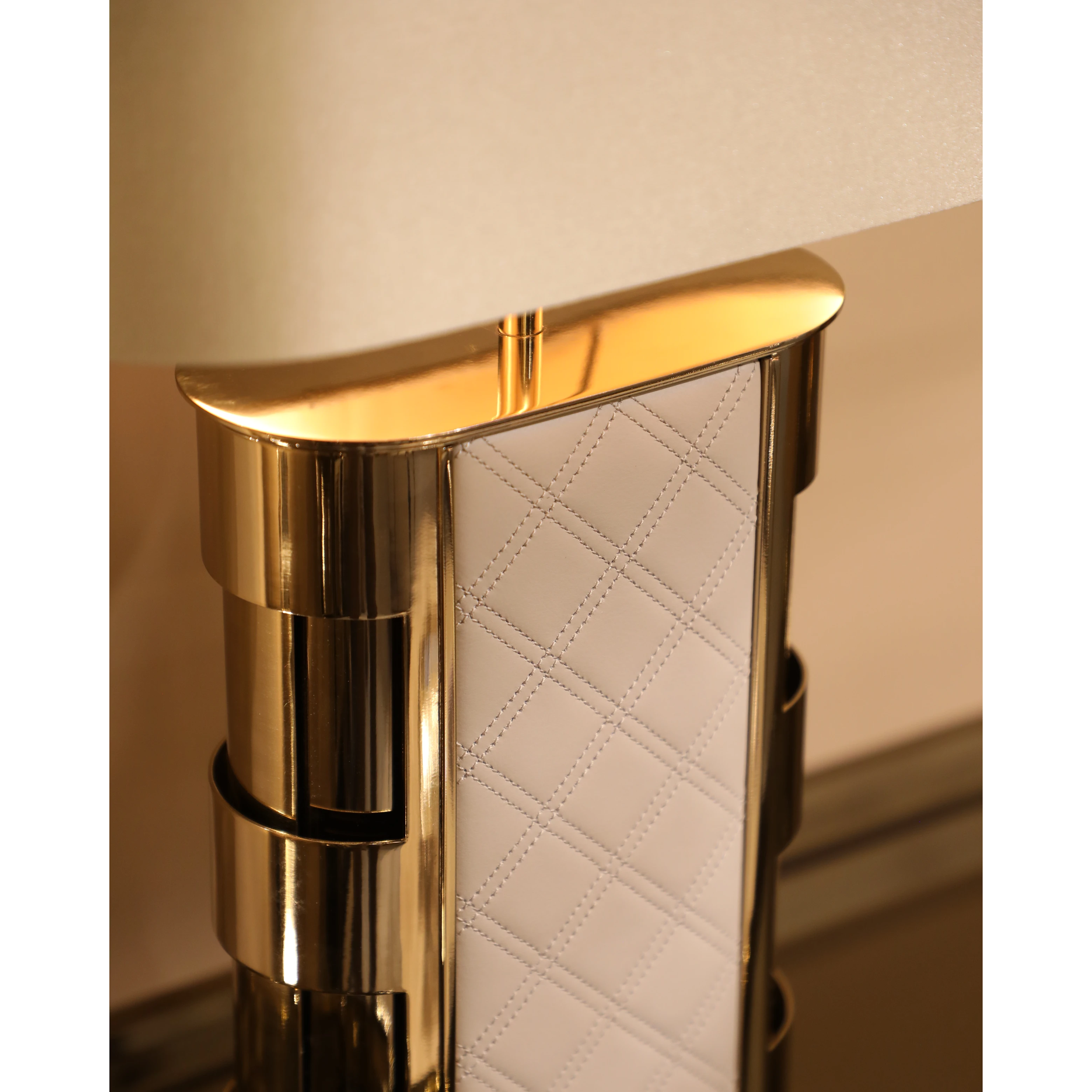 /storage/Luxury brass Centurion table lamp with golden brass and leather details, inspired by ancient Roman armour, blending strength, elegance, and opulent craftsmanship.