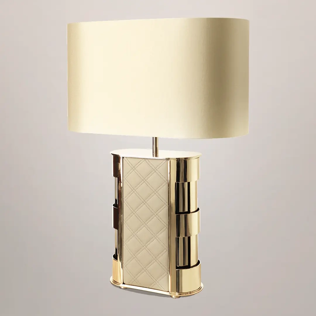 /storage/Luxury brass Centurion table lamp with golden brass and leather details, inspired by ancient Roman armour, blending strength, elegance, and opulent craftsmanship.