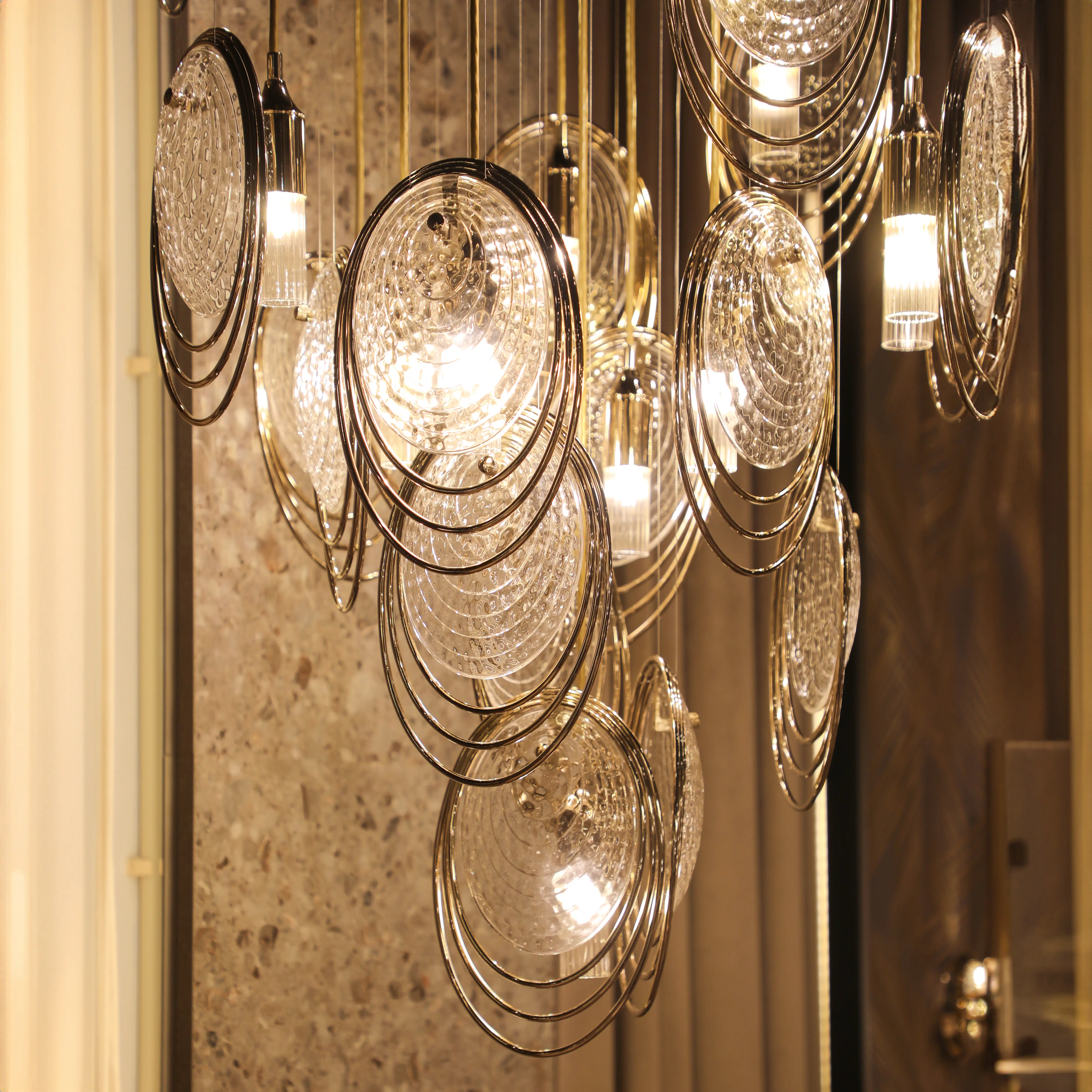 /storage/Luxury brass lighting fixture with organic coral reef-inspired shapes by Castro Lighting 