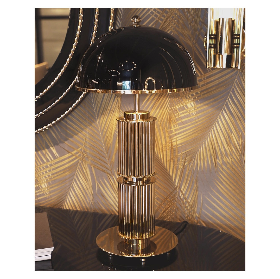/storage/Luxury brass Eléa table lamp with lacquered brass finish, inspired by Ancient Greek aesthetics, blending classical elegance with refined craftsmanship.