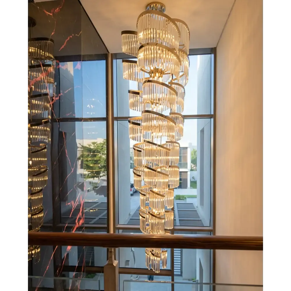 /storage/castro lighting Twist suspension art deco chandelier