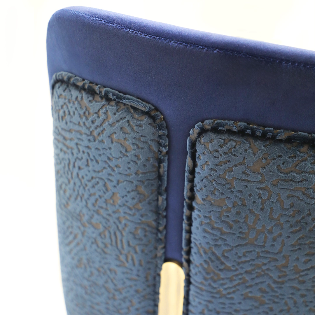 /storage/Luxury brass chair with gold-plated frame and upholstered seat, inspired by Greek elegance