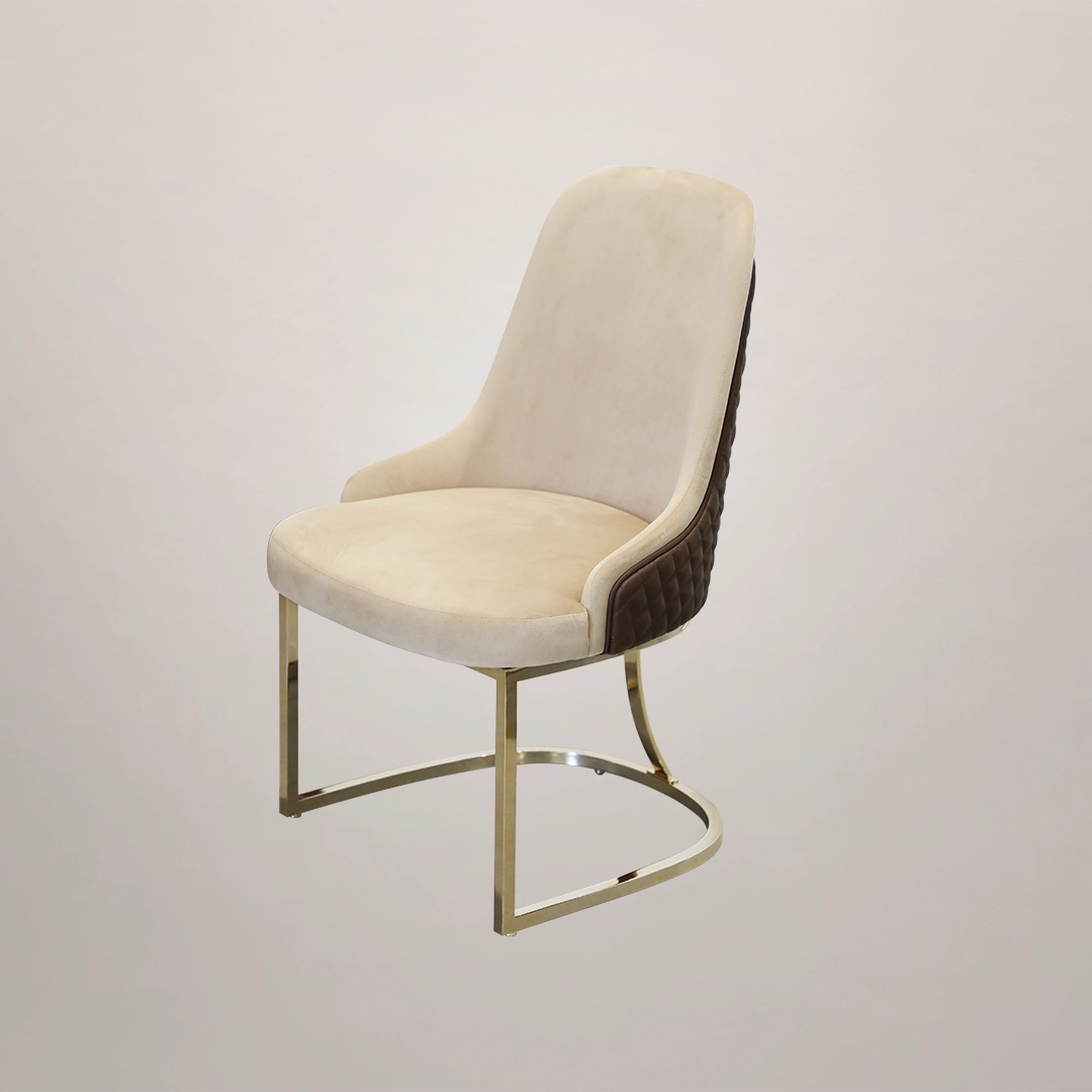 /storage/Luxury brass chair with gold-plated frame and upholstered seat, inspired by Greek elegance