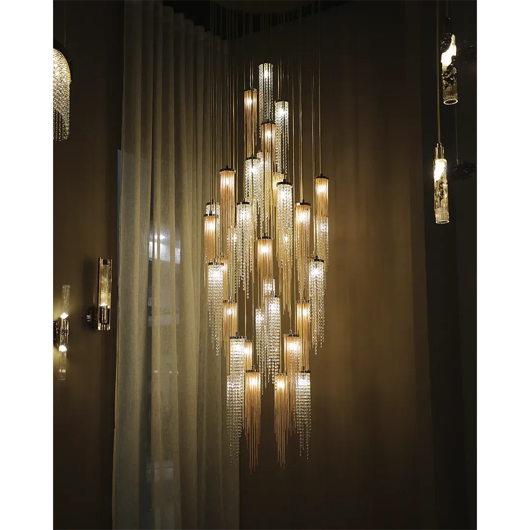 /storage/Castro Lighting Burj Suspension Gold Plated