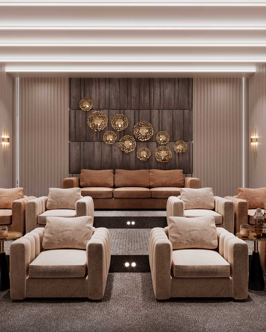/storage/Luxury brass Colombo sofa with plush cushions and gold-plated brass frame, inspired by Joe Colombo’s iconic design for timeless comfort and elegance.