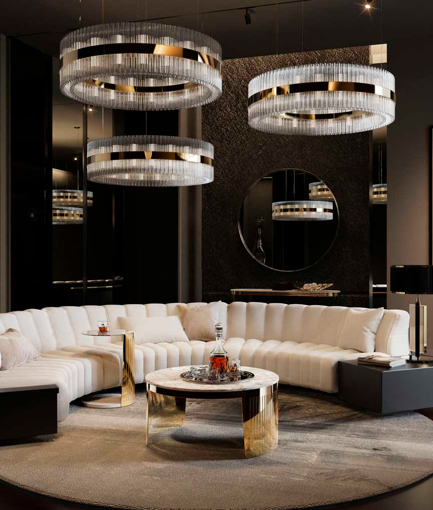/storage/Luxury Moon Side Table with brass frieze detailing, elegant glass top, and marble base,nspired by the mythical love story of the sun and moon for sophisticated interiors.