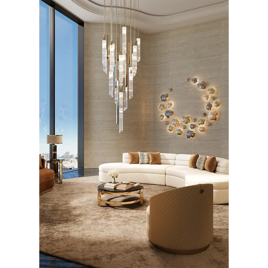 /storage/Castro Lighting Ray Suspension Brass and Glass 