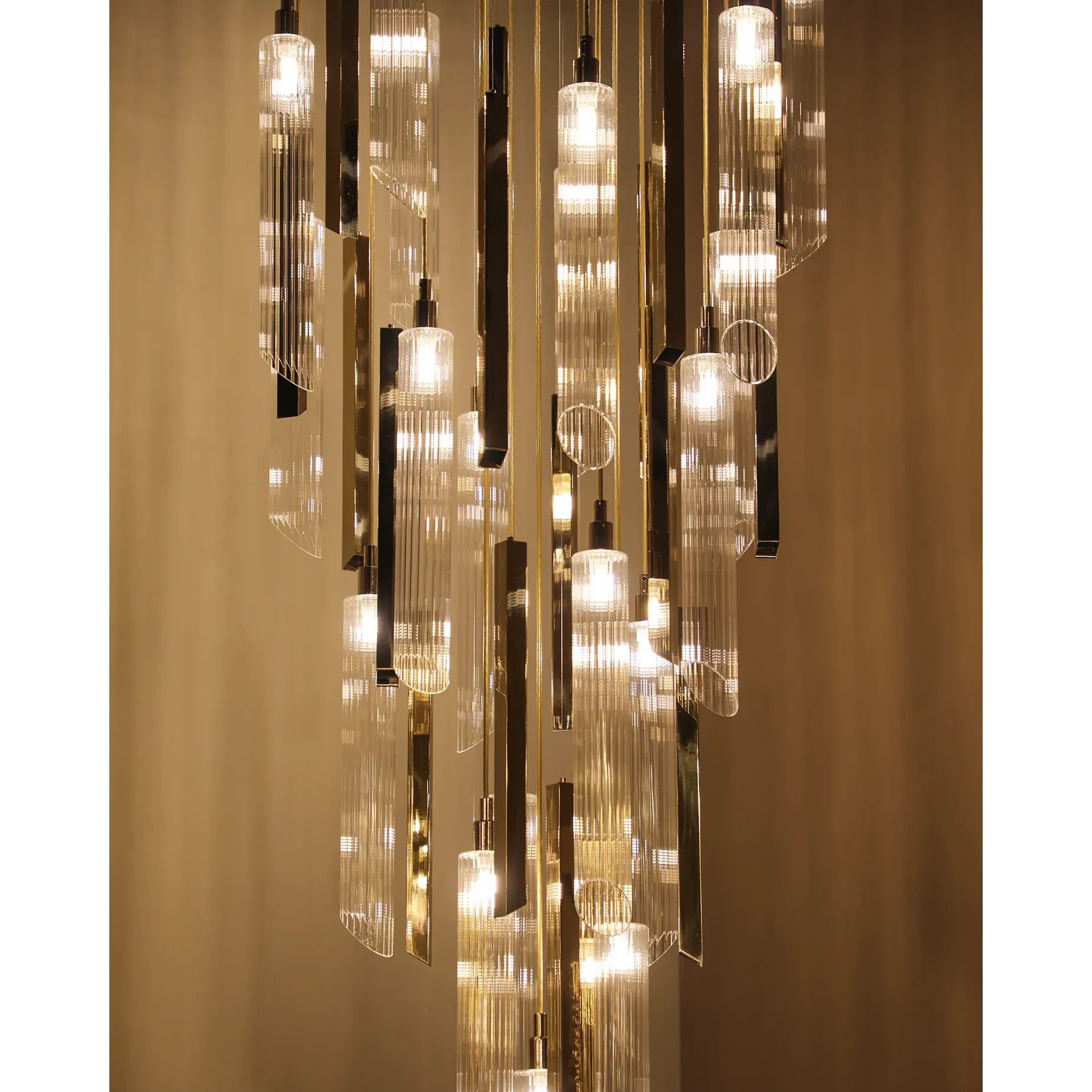 /storage/Castro Lighting Ray Suspension Brass and Glass 