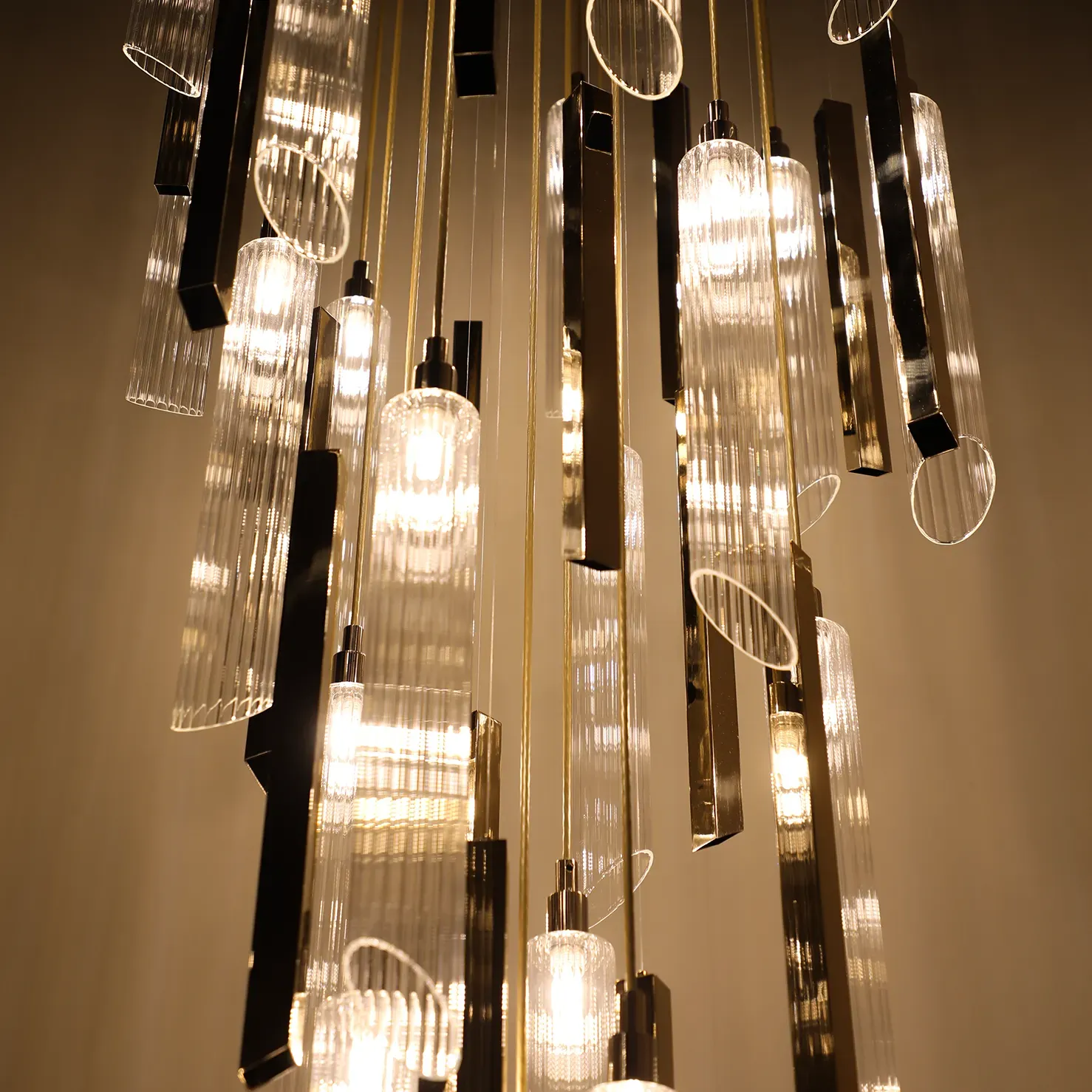 /storage/Castro Lighting Ray Suspension Brass and Glass 