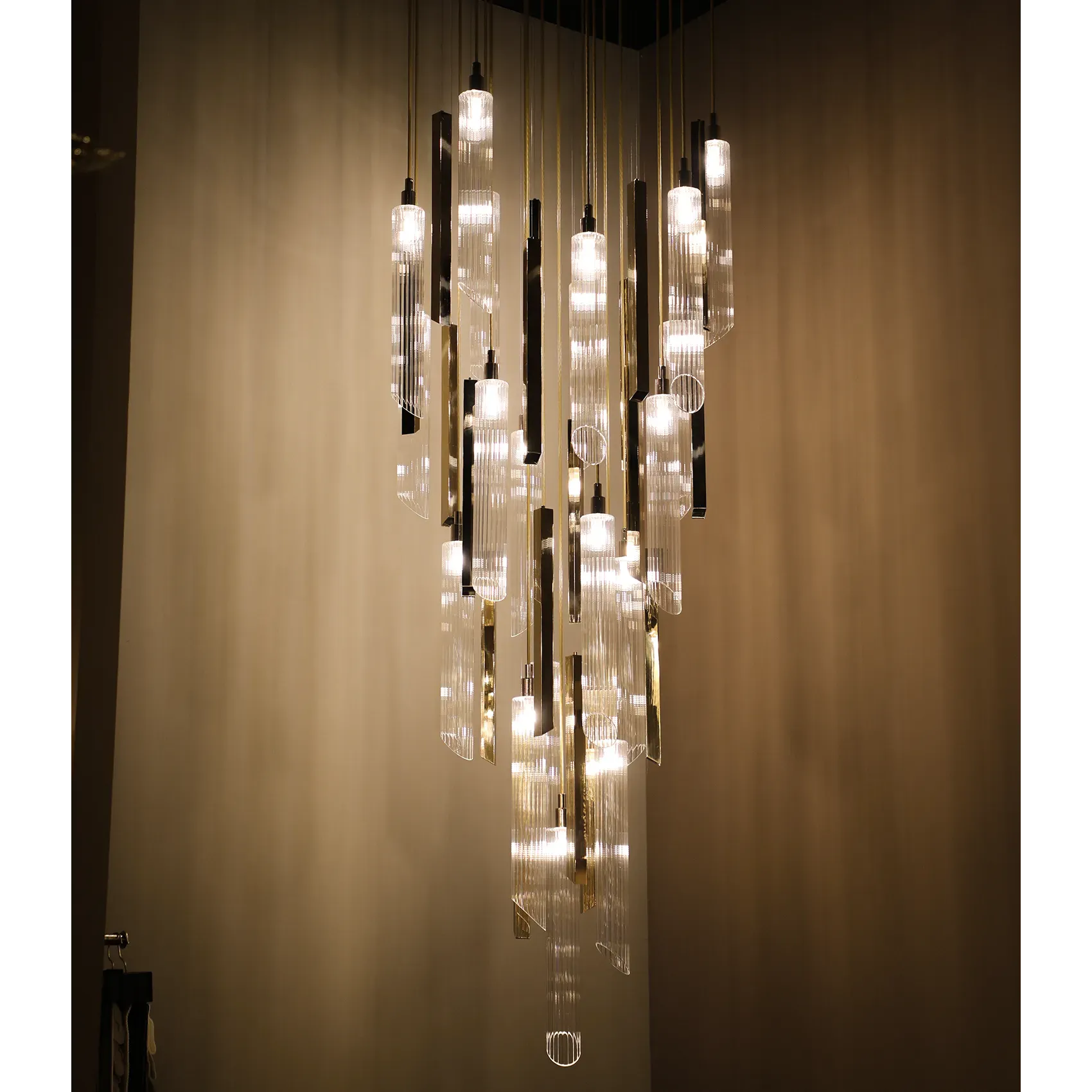 /storage/Castro Lighting Ray Suspension Brass and Glass 