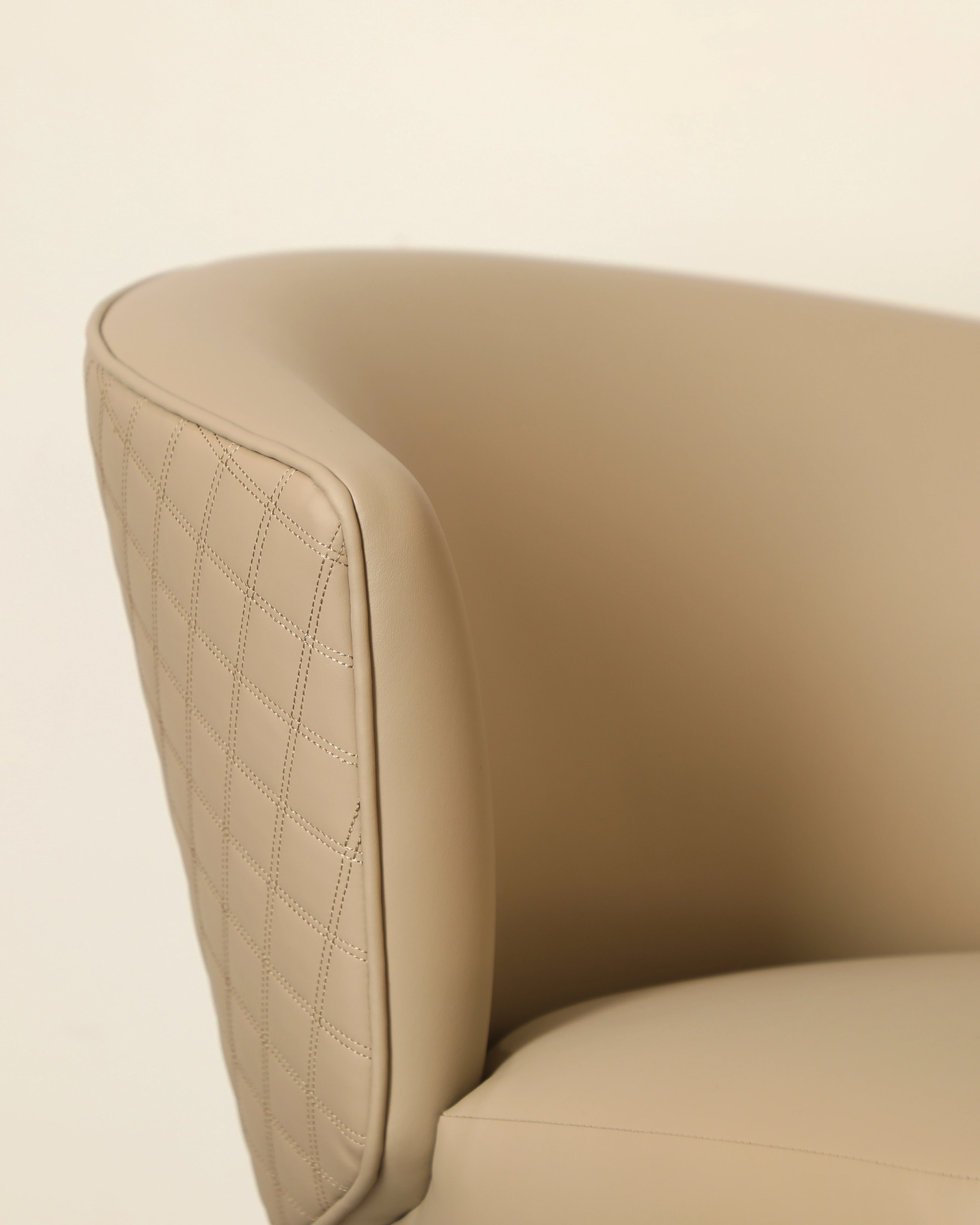 /storage/Luxury brass chair with leather upholstery and elegant detailing, inspired by Italian design by Castro Interiors