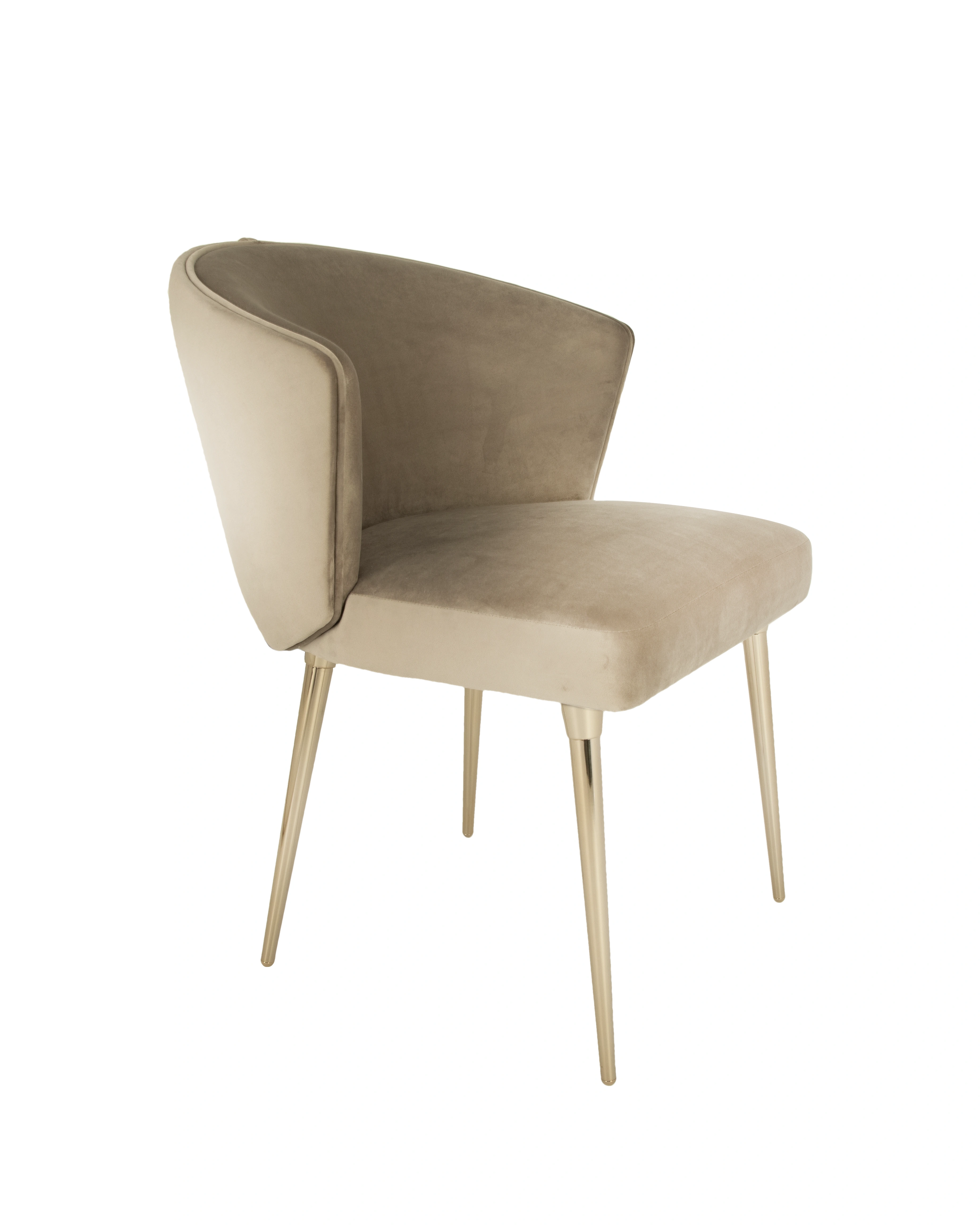 /storage/Luxury brass chair with velvet upholstery and elegant detailing, inspired by Italian design by Castro Interiors