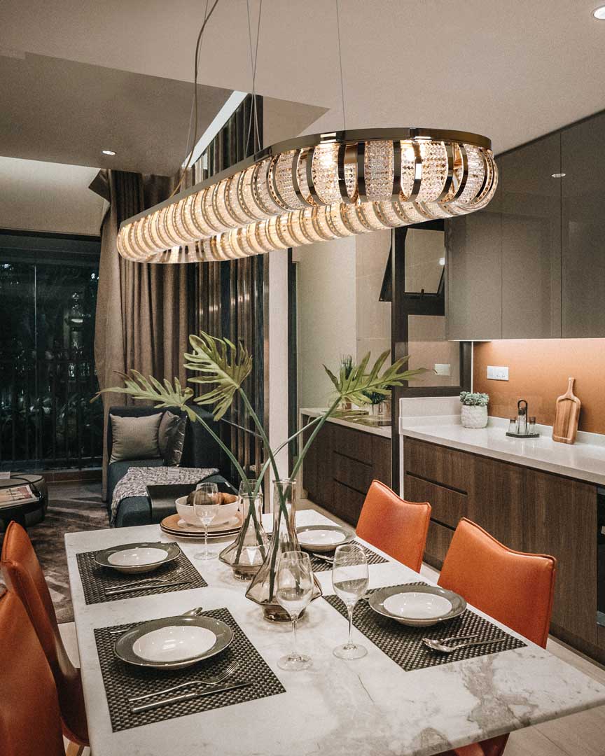 /storage/Luxury brass suspension snooker chandelier with dimpled round design and crystal bead details, a modern lighting fixture for elegant interiors.