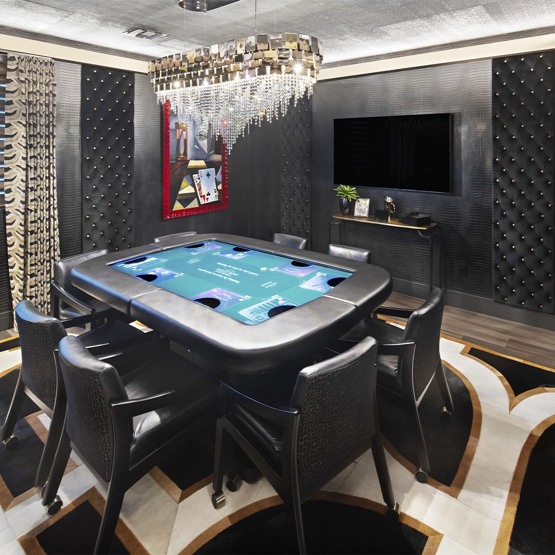 /storage/Luxury brass suspension snooker light with geometric lines and casino-inspired motifs, enriched with crystal details for a bold, artistic, and glamorous aesthetic.