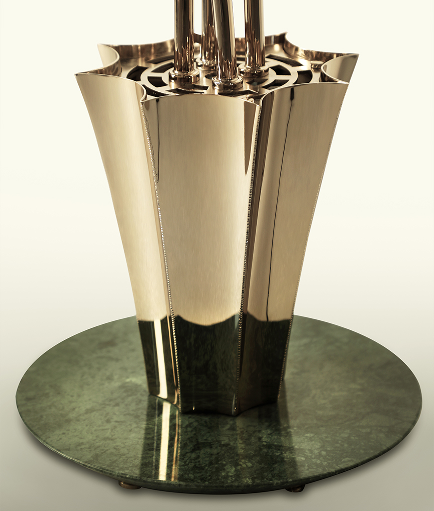 /storage/Luxury brass Rainforest Floor Lamp with hand-applied crystal glass and decorative raindrops, a sophisticated statement piece for elegant interiors.