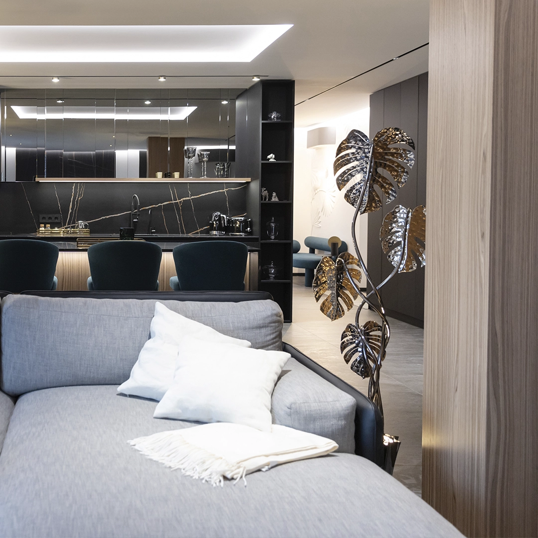 /storage/Luxury brass Rainforest Floor Lamp with hand-applied crystal glass and decorative raindrops, a sophisticated statement piece for elegant interiors.