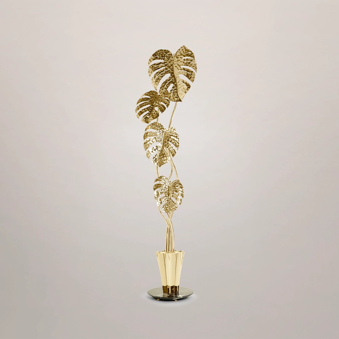 /storage/Luxury brass Rainforest Floor Lamp with hand-applied crystal glass and decorative raindrops, a sophisticated statement piece for elegant interiors.