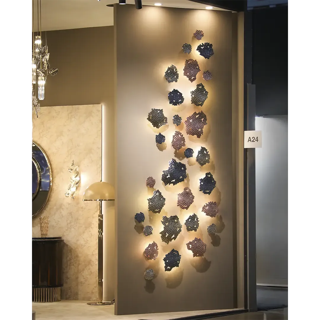 /storage/Castro Lighting Magma Wall Light Brass Gold Plated