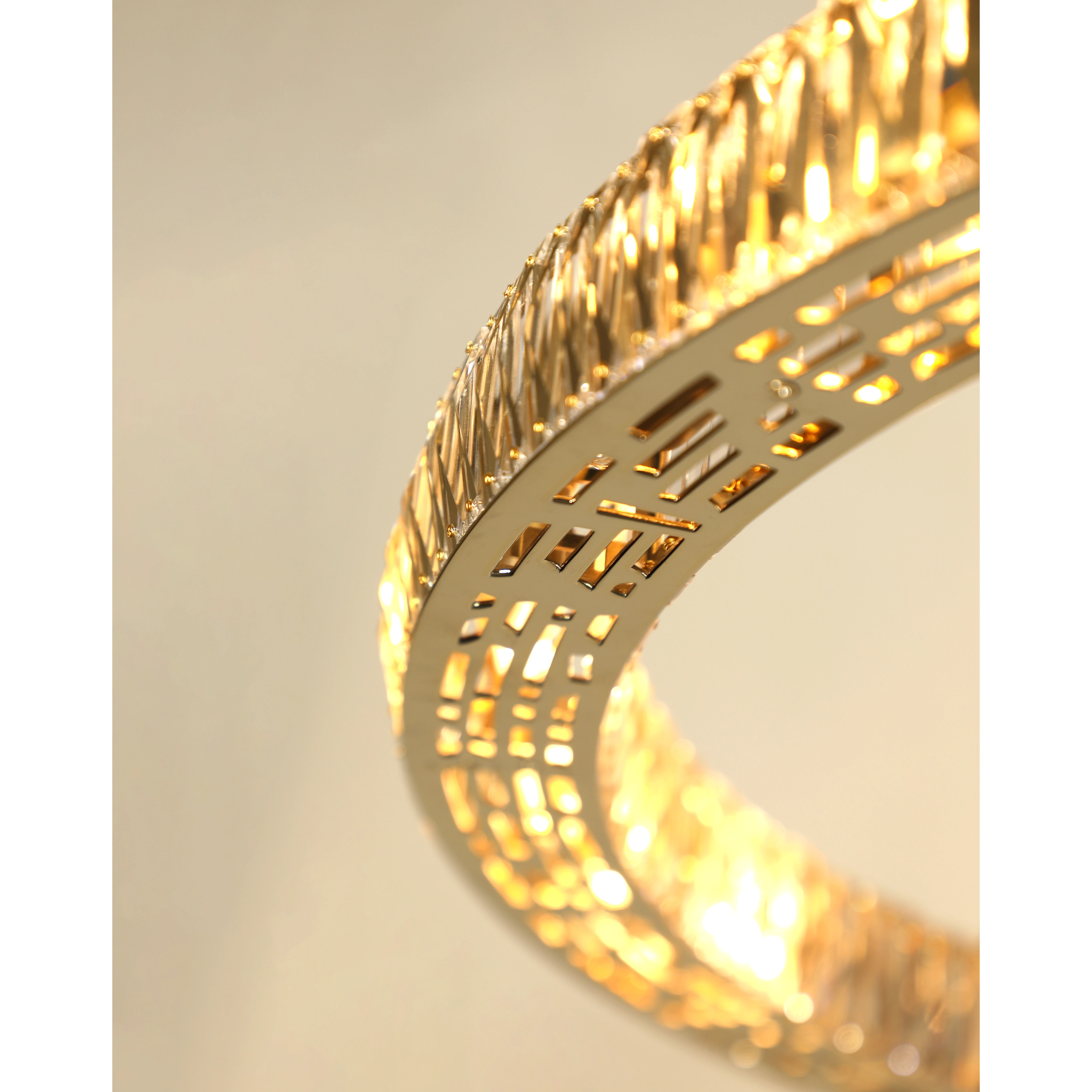 /storage/Luxury brass and crystal chandelier with layered gemstone design, handmade to create a dazzling and elegant lighting effect.