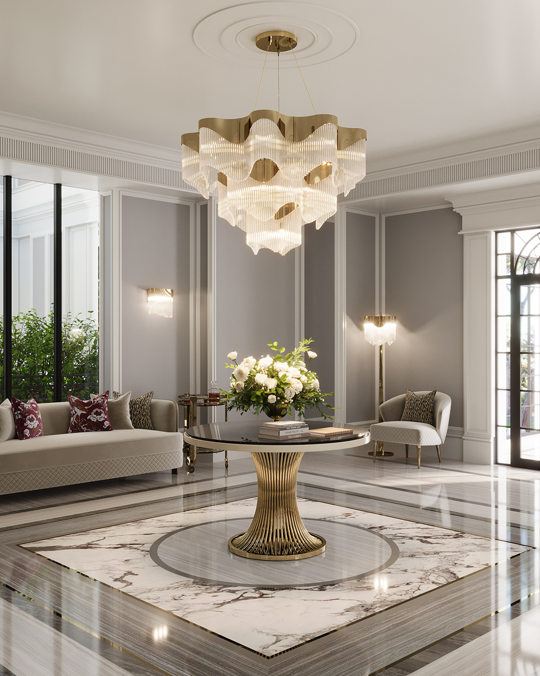 Flow Chandelier – Customizable Luxury Lighting Design