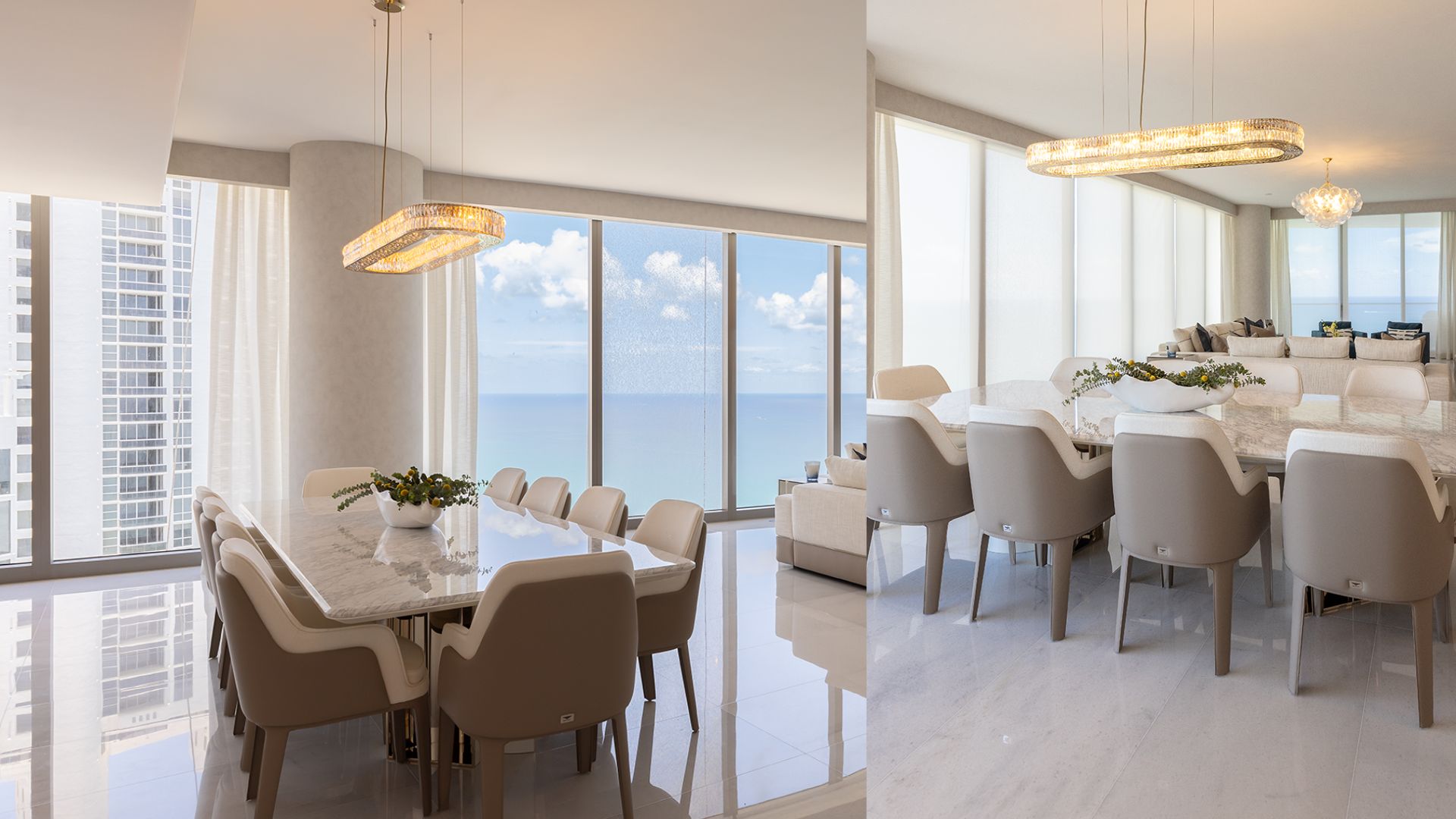 Spacium Snooker Suspension by Castro Lighting in Ricardo Britto Residential Project in Miami, USA