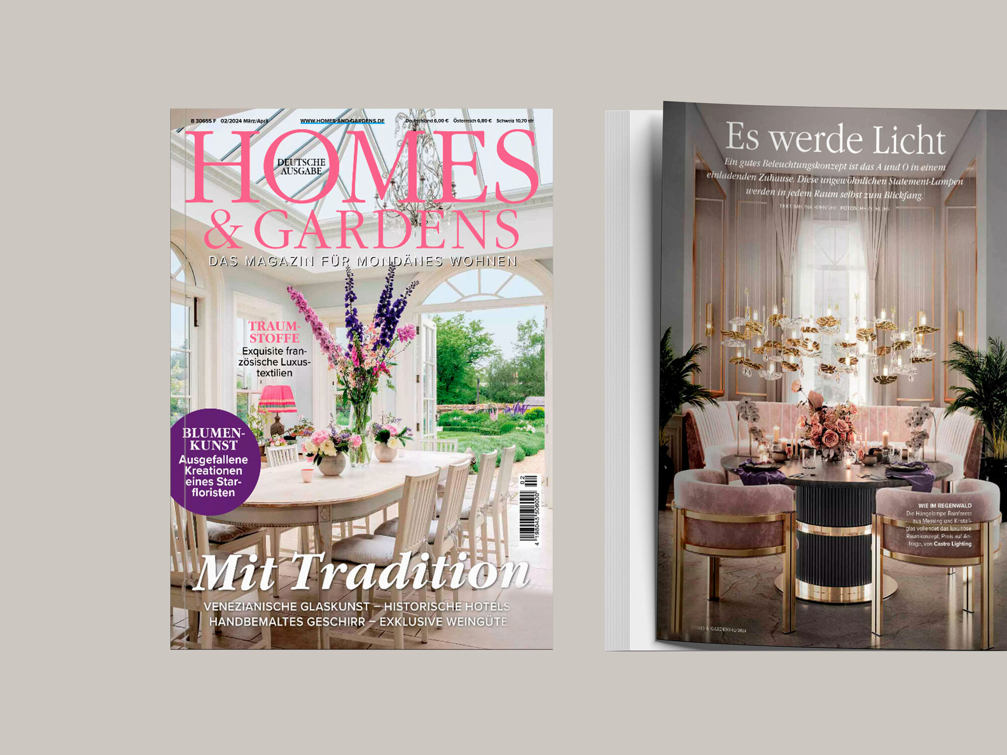 Marie Chair by Castro Lighting recognized by Homes&Gardens magazine Germany as a standout editorial selection