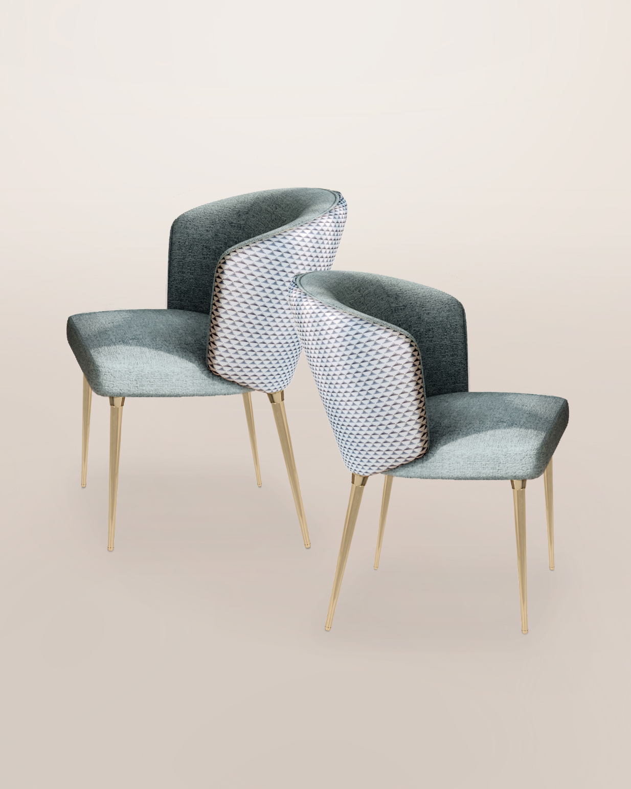 castro-interiors-exclusive-furniture-blue-textured-finish-chair-modern-design
