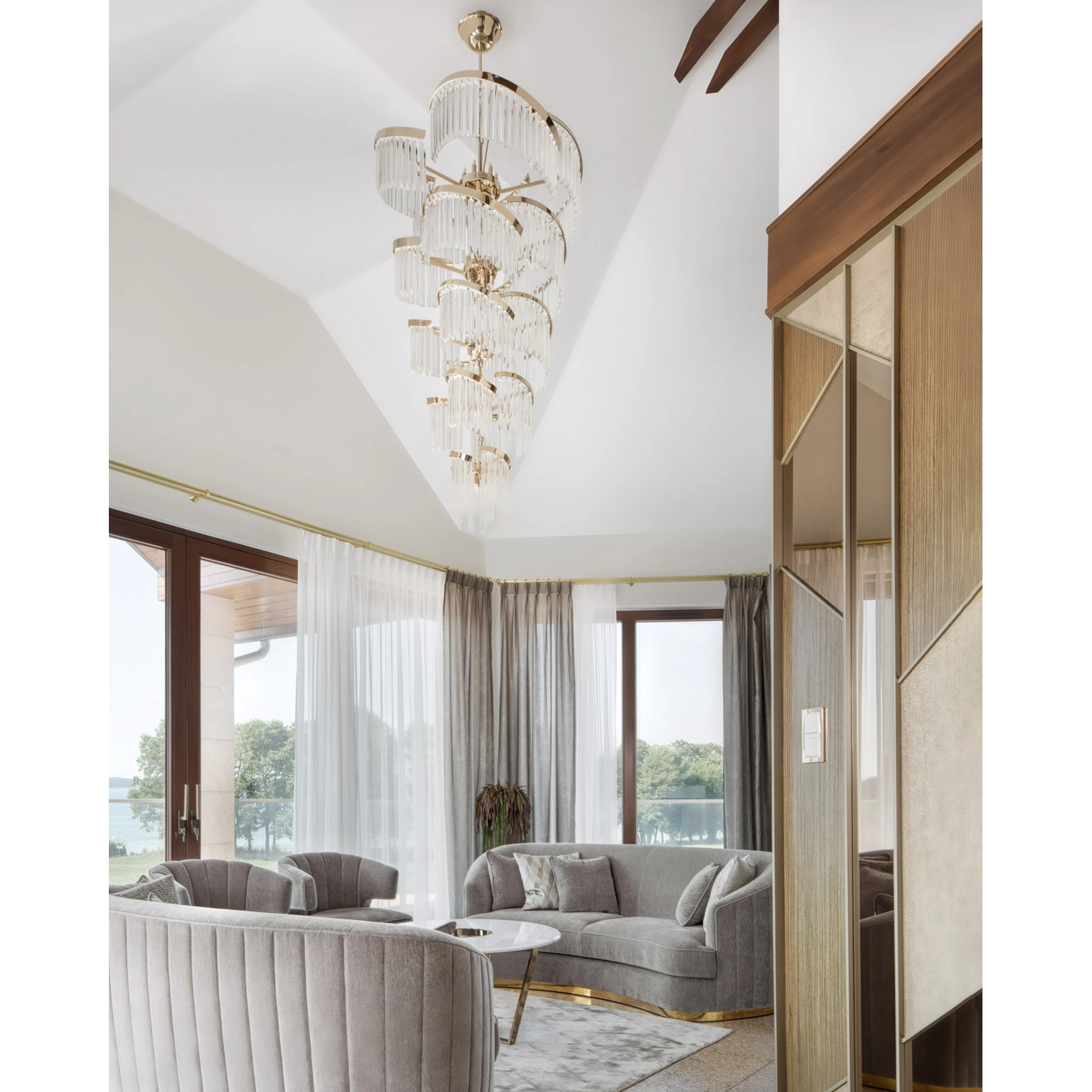 /storage/castro lighting Twist suspension art deco chandelier