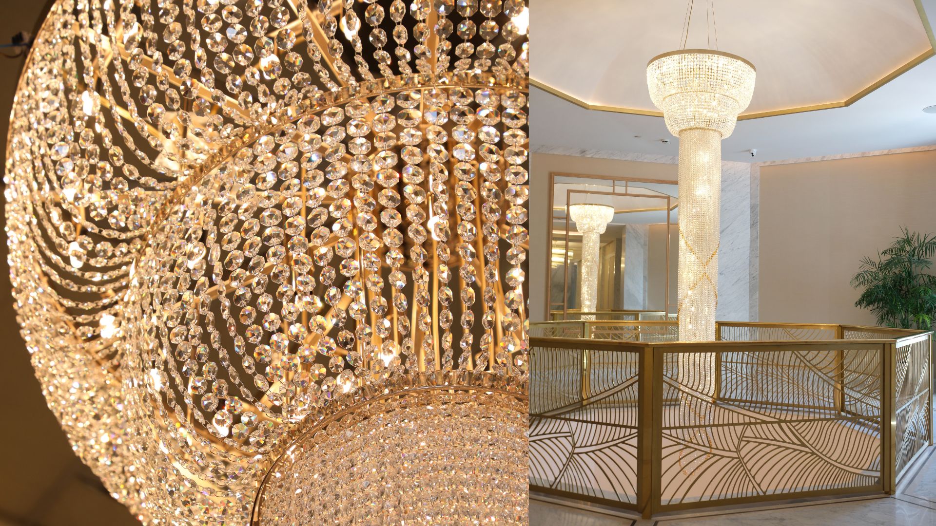 Bespoke Chandelier by Castro Lighting | Project by Andrea Maggi in ZEM Wellness Center, Alicante in Spain.