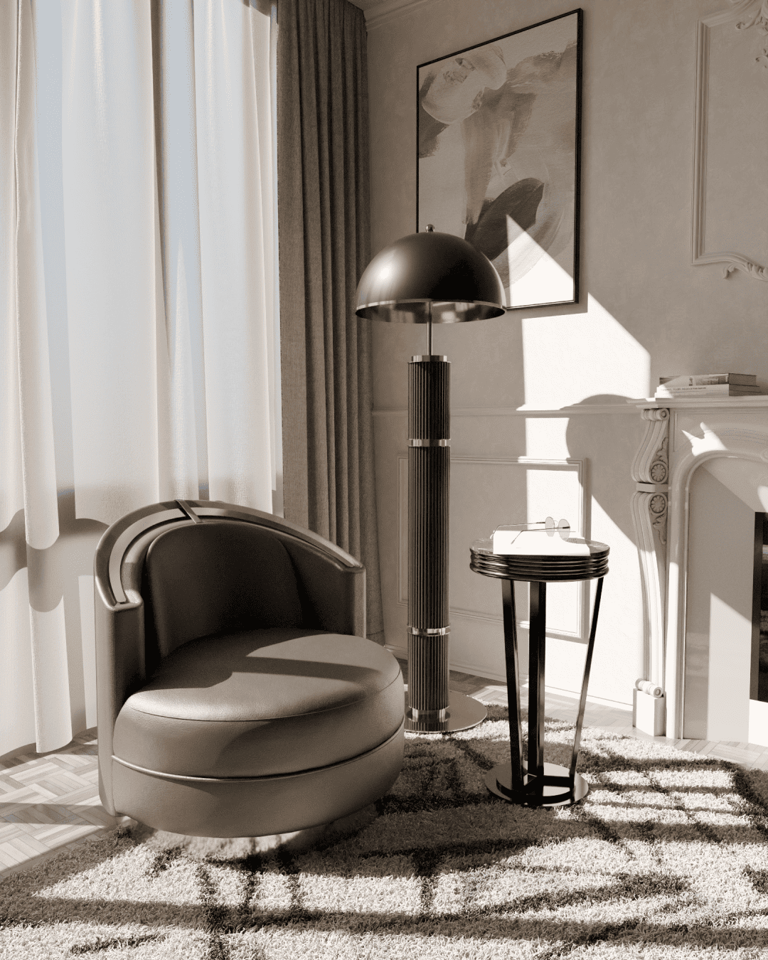 Monochromatic Reading Corner